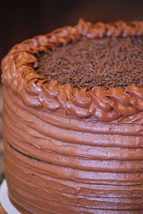 My Story In Recipes Dark Chocolate Cake With Nutella Frosting