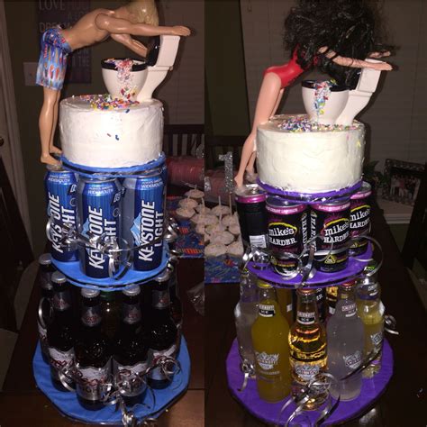 With a glass of scotch in one hand and your cards in the other, you'll embrace the feeling of true adulthood and. My boyfriends and best friends 21st birthday cakes ...