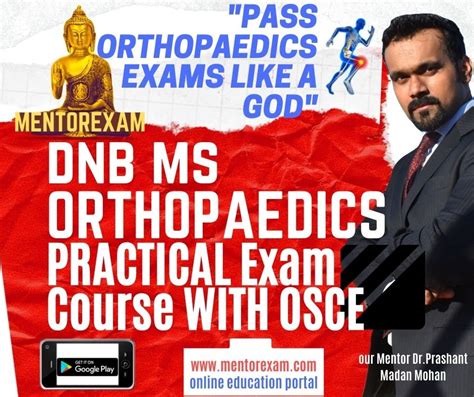 Dnb Ms Orthopaedics Practical Exam Course With Osce Prepguidance