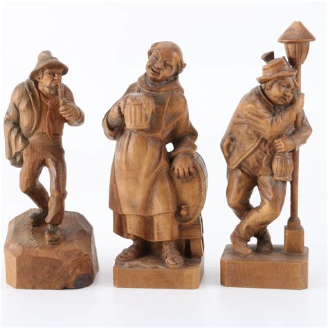 Wooden Carved Figurines Ebth