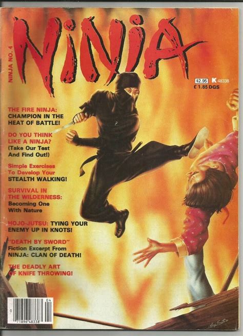 Ninja Magazine 4 Masaaki Hatsumi Bujinkan Ninjutsu Ninpo 1984 Ninja
