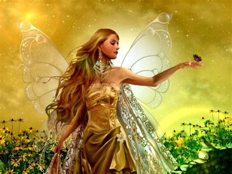 Free Download Fairy And Butterfly Angel Wallpaper 1400x1050 Full Hd