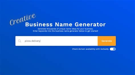15 Creative Business Name Generators To Create Unique And Catchy Brand Names