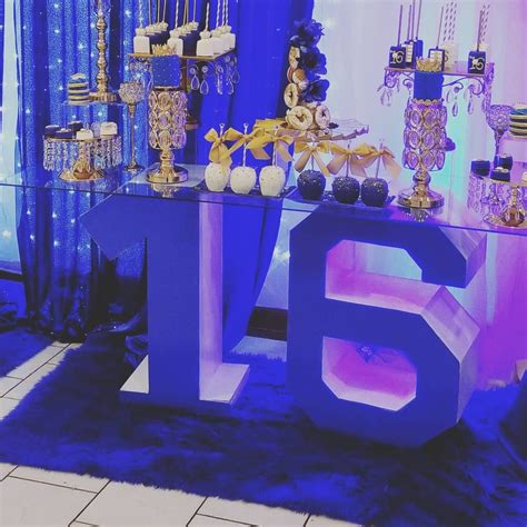 Royal blue sweet 16 letters | Blue sweet 16, Sweet 16 themes, Sweet