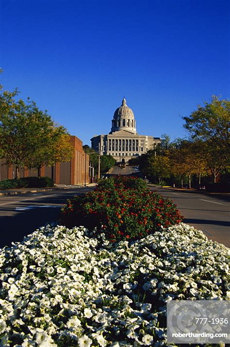 State Capitol Building Jefferson City Stock Photo