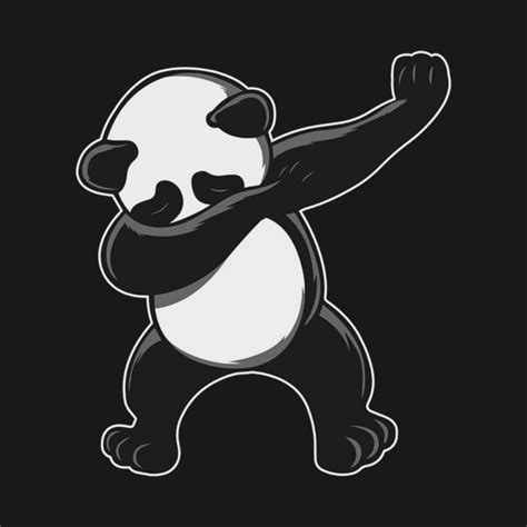 Panda Dab Tshirt Dabbing Panda Shirt Panda Dab Dabbing Panda