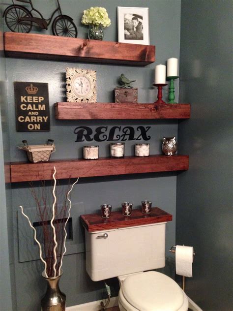 So easy to hang and i'm still playing around with knick nacs deciding what to put on the shelves. 45+ Best Over the Toilet Storage Ideas and Designs for 2021