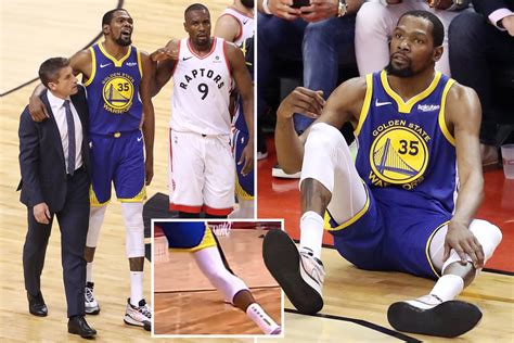 Watch Shocking Moment Nba Superstar Kevin Durant Blows Achilles Leaving