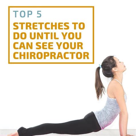 Top 5 Stretches To Do Until You See Your Chiropractor