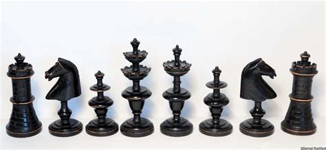 Antique Italian Selenus Form Chess Set