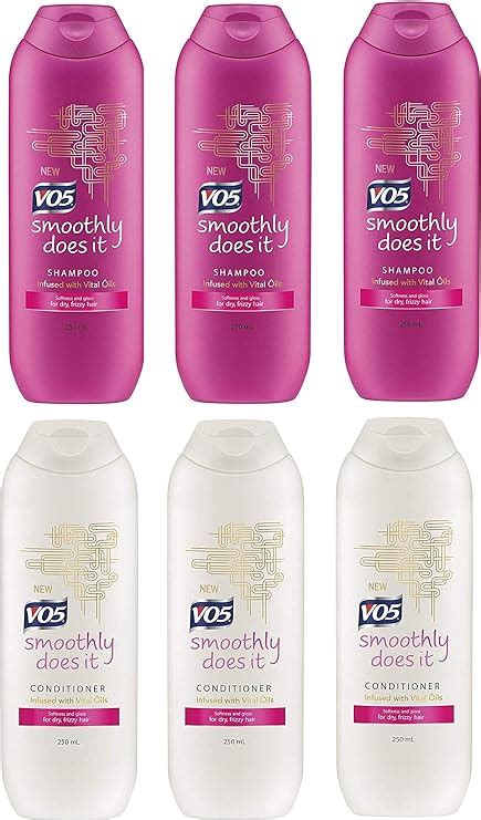 Vo5 Smoothly Does It Shampoo And Conditioner Twin Pack Pack Of 3