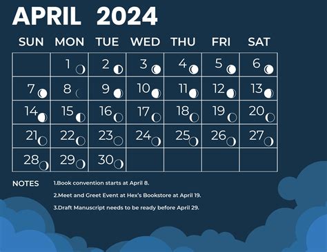 2024 Moon Phase April Calendar Free Printable Oct 2024 Calendar