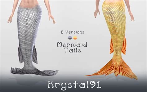 Sims 4 Mermaid Tail Cc