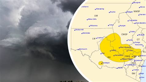Severe Weather Warning And Thunderstorm Alert Issued For Wagga