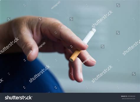 Smoking Cigarette Stock Photo 435584320 Shutterstock