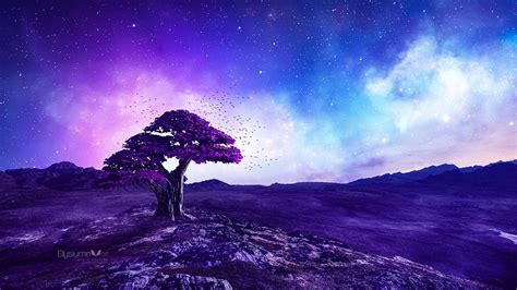 The Purple Tree By Gene Raz Von Edlercopyright By Gene Raz Von Edler