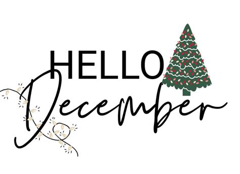 Hello December Free Art Printable This Is Our Bliss