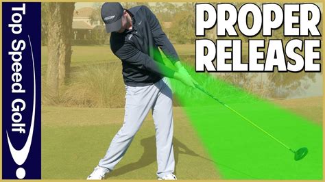 Proper Golf Swing Release Youtube