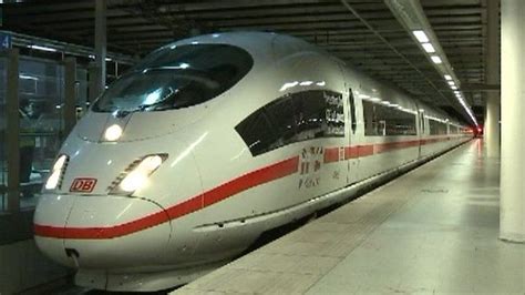 German High Speed Train Arrives At London St Pancras Bbc News