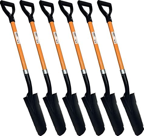 Ashman Drain Spade Teeth Shovel 6 Pack 48 Inches Long