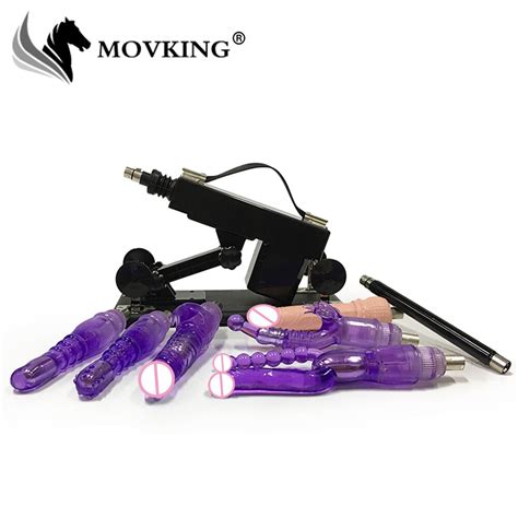 Movking Upgrade Sex Machine With 8 Different Attachments Flexible Dildos Love Machines Gun