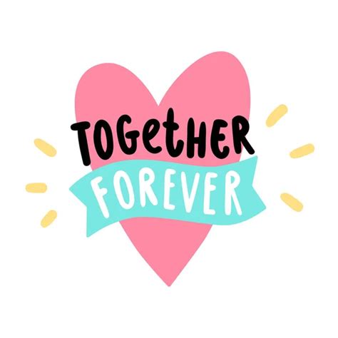 Together Forever — Stock Vector © Ofchina 4468858