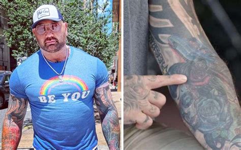 Dave Bautista Covered Tattoo Of Idol After Anti Gay Comments