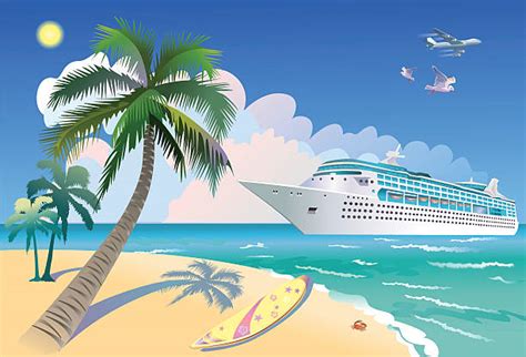 Top 60 Cruise Ship Caribbean Clip Art Vector Graphics And