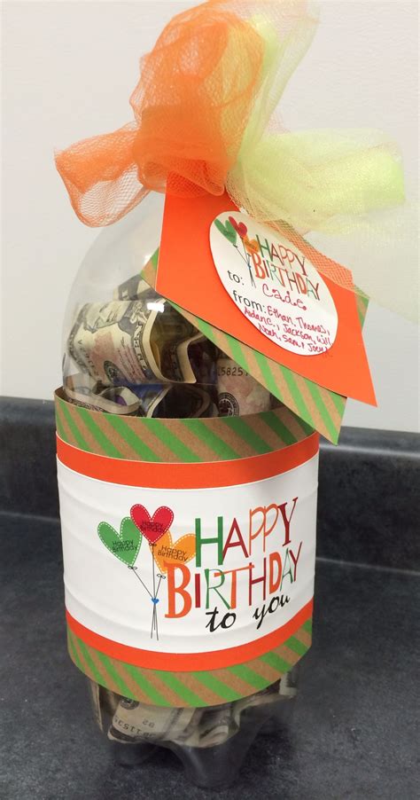 We did not find results for: Money Gift Birthday Ideas for Kids! Money in a 2-liter ...