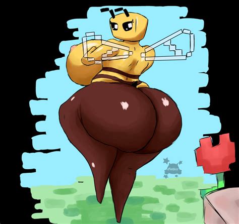 Rule 34 Antennae Anthro Ass Bee Bee Minecraft Big Ass Big Breasts