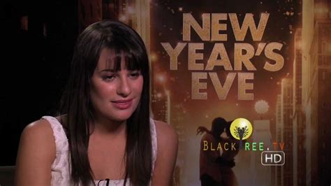 Lea Michele Talks Singing Career And Biggest Resolution New Years Eve Youtube