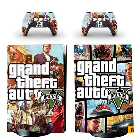 Grand Theft Auto V Ps5 Digital Edition Skin Sticker Decal Design 2