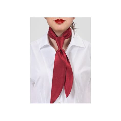 Cherry Red Womens Neck Tie Ties