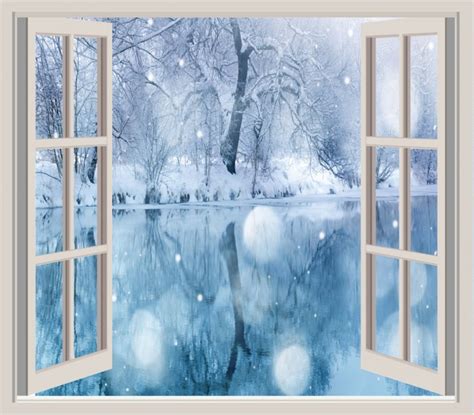 Winter Wonderland 3d Window Wall Sticker
