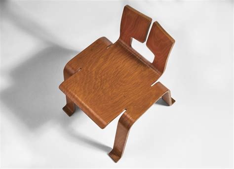 Rare Ombre Chair Designed Circa 1954 Executed Circa 1975 By Charlotte