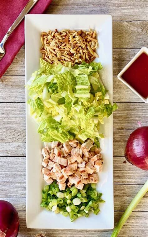 It can make any bowl of fresh greens devilishly moreish! Asian Ramen Salad | Napa Cabbage Salad with Chicken ...