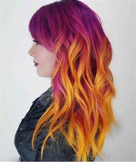 Pin By Lesle Jeneen On Beauty Vivid Hair Color Hair Styles Fire Hair