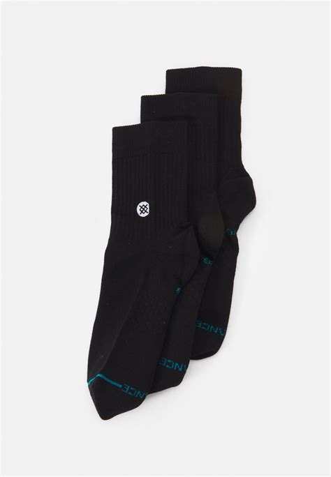 Stance Icon Quarter Unisex 3 Pack Socks Black Zalandoie