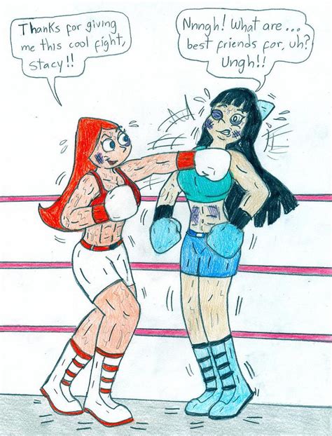 Boxing Candace Vs Stacy By Jose Ramiro On Deviantart