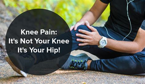 Knee Pain It Could Be Your Hip Spring Loaded Tech