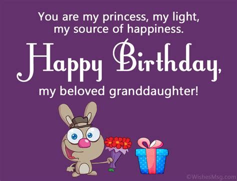 Happy Birthday Wishes For Granddaughter Best Quotations Wishes Greetings For Get Motivated