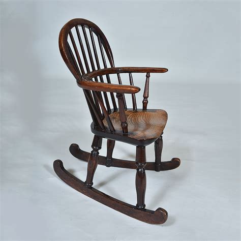 Childs Antique Windsor Rocking Chair Elaine Phillips Antiques