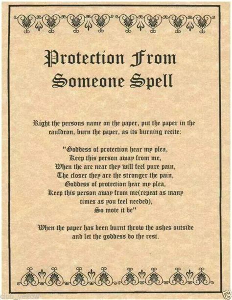Protection Spell Wiccan Spell Book Witchcraft Spells For Beginners