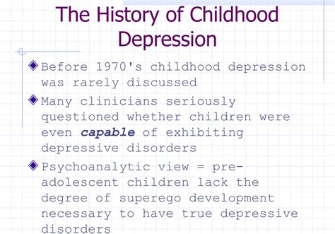 Ppt Childhood Depression Powerpoint Presentation Free Download Id