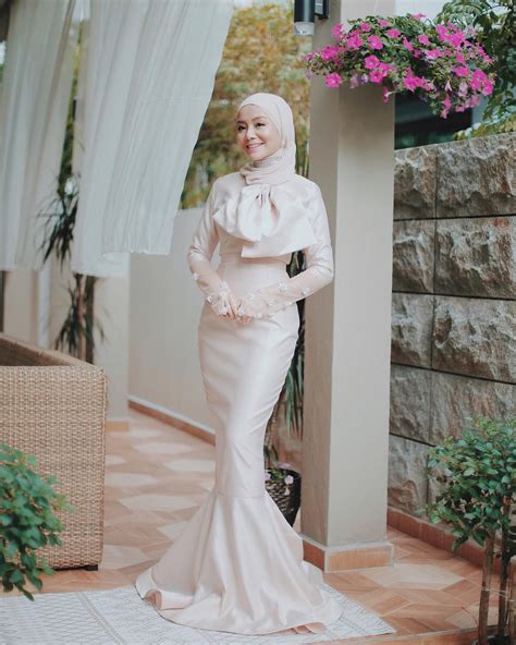 Mermaid Modern Hijab Wedding Dress