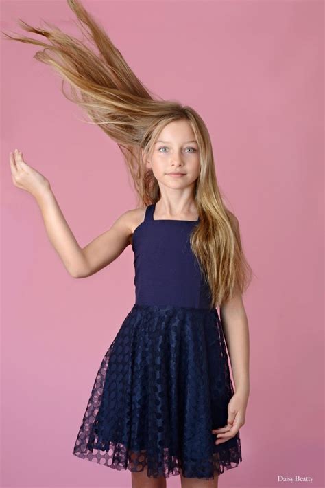 Child Model Alexandra Lenarchyk In Gelati Jeans By Daisy Beatty