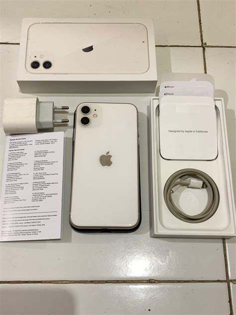 Iphone 11 128gb Iboxdigimap Mulus Nominus Fullset Telepon Seluler