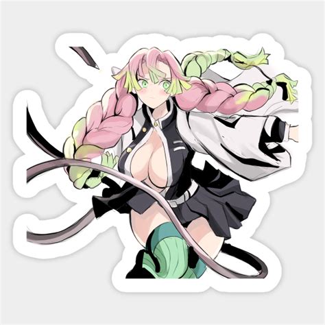 Mitsuri Kanroji Mitsuri Kanroji Sticker Teepublic