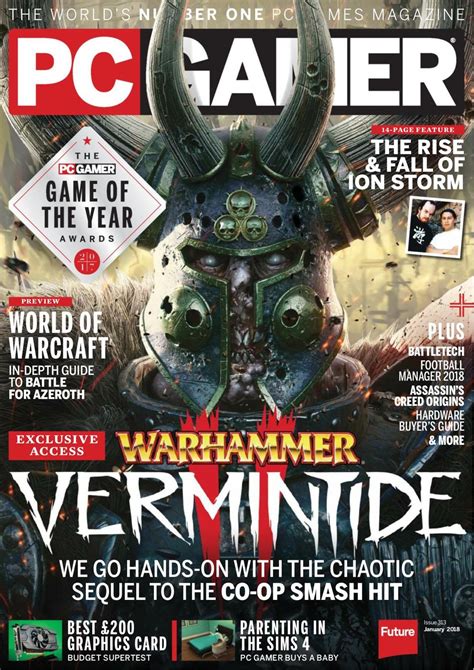 Pc Gamer January 2018 Magazine Get Your Digital Subscription