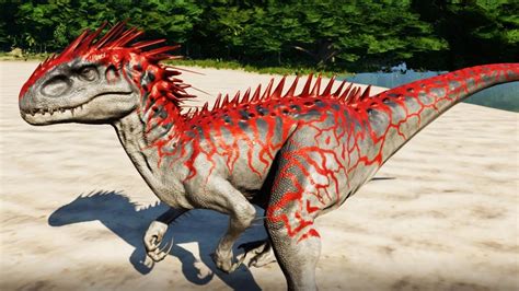 Indominus Rex Skin Jurassic World The Game Jurassic World Evolution Mod Youtube